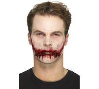 Foam Látex Stitched Smile Prostético Maquillaje Fx Halloween Disfraz de Terror