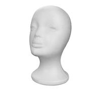 Foam Mannequin Head For Hats And Wigs, Display Stand For Headwear And Earphone Photography Props, Lightweight Hat Holder F́or Retail Ánd Studio Use