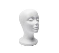 Foam Mannequin Head Model Sunglasses Eyeglass Stand Hat Cap Display Holder Headset Mannequin Head Di