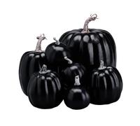 Foam Pumpkins, Faux Harvest Set, Artificial Vegetable Decor, Indoor Outdoor Display, Kitchen Table Accent, Porch Fall Arrangement, for Thanksgiving Holiday Decoration, Home Seasonal Accessory