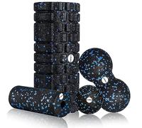 Foam Roller, Compuesto Por Rodillo Masaje Muscular De Textura 3d, Mini Rodillo Masaje, Bola De Fascia Y Bola Dual, Rodillo Masaje Para Yoga, Masaje Muscular, Metabolismo Del Tejido