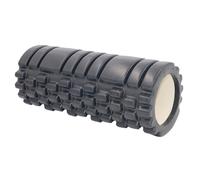 foam roller Rodillo de espuma for Fitness, columna Yoga, bloque for gimnasio, rejilla masaje, ejercicio terapia punto gatillo para Espalda Piernas y Yoga(L black)