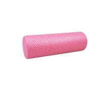 foam roller Rodillo de espuma for Yoga 18 pulgadas/45CM, herramienta automasaje columna rodillo muscular EVA alta densidad for equipo gimnasio, Fitness y para Espalda Piernas y Yoga(Pink)
