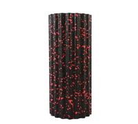 foam roller Rodillo de espuma for Yoga, rodillo masaje Epp alta densidad, columna, herramienta tratamiento automiofascial for relajación muscular para Espalda Piernas y Yoga(Red)