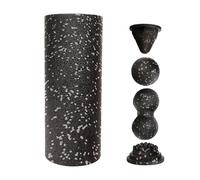 Foam Roller Set, Deep Tissue Wheel, Non-Slip Muscle Massager, Portable Gym Recovery Tool, Full Body Fitness Accessory, Compact Travel Solution for Yoga, Gym, Back, Hotel, Leg, Home, Practice, Indoor