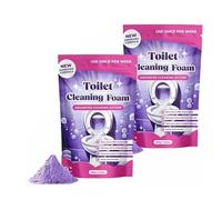Foam Toilet Cleaner，2026 New Toilets Cleaning Foam, Toilet Cleaning Foaming Powder，Toilets Clean Foamy Pulver, Deep Clean Products, Self-Activating Foaming Limescale Remover (Bag,2)