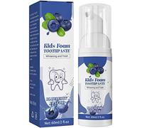 Foam Toothpaste Kids With Fruit Flavor, Anti-Cavity Fluoride Baking Soda Toothpaste, Fluoride Free Natural Formul,Superfine Foam For Toddler'S Oral Cleaning Cavity Prevention (Orange)