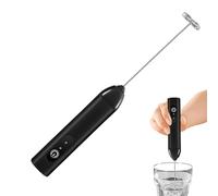 Foam Wand, Stirrer Tool, Drink Mixing System, Easy Clean Handheld Design, Prevents Lumps in Chocolate, Latte Essentials, Compact Style for Kitchen Coffee Bar Office Vanity