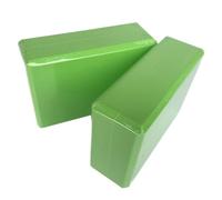 Foam Yoga Blocks Set - Non Slip Yoga Block with Stretch Strap, Exercise