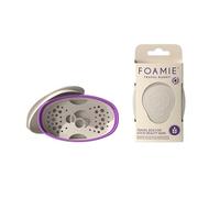 Foamie Caja de Viaje sostenible Beige y Morado Travel Buddy - Jabonera de Viaje o para el baño - Jabonera de baño ecológica para su champu solidos - Vegano x1