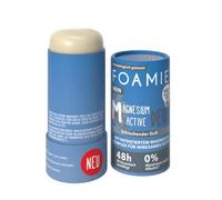 Foamie Desodorante sólido para hombre "Refresh", aroma intenso, 48 horas, desodorante eficaz sin aluminio, desodorante vegano y sin plástico, 40 g