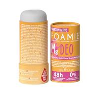 Foamie Desodorante Sólido para Mujeres "Happy Day" Nueva formulación, Deo Stick con fragancia floral, desodorante eficaz 48h sin aluminio, stick desodorante vegano & sin plástico, 40g