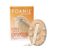 Foamie Gel de ducha fijo con huesos de albaricoque y manteca de karité, exfoliante de ducha para piel suave y aterciopelada, ducha fija 100% vegano, sin plástico, libre de silicona, 80 g