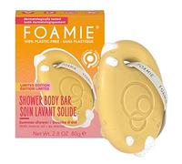 Foamie gel de ducha hidratante solido con monoi de tahiti - Gel de ducha solido de edicion limitada para mujer y hombre - Jabon corporal con efecto masaje 80g