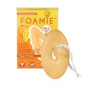 Foamie Gel de ducha sólido con mango y naranja, cuidado de ducha afrutado, piel seca con efecto masaje, ducha fija 100% vegano, sin plástico, sin silicona, 80 g