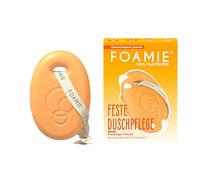 Foamie Gel de ducha sólido Orange Sprizz 3 en 1 con aceite monoi, 80 g | Limpieza, masaje y cuidado 3 en 1 con aceite de monoi y aroma veraniego, hidratante, pH neutro para la piel, vegano