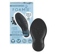 Foamie Limpiador Facial Sólido con Carbón Activado & Árbol de Té - Exfoliante aclarador para piel con imperfecciones - Limpieza profunda & nutritiva - 100% vegano, sin plástico & pH neutro - 60 g