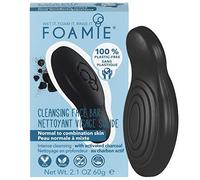 Foamie Limpiador Facial Sólido Too Coal to Be True - Con carbón activo & aceite de árbol de té - Limpieza profunda de poros - Exfoliante suave - 100% vegano, sin plástico & pH neutro - 60 g