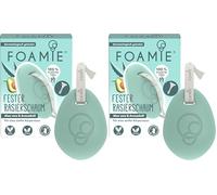 Foamie Mousse de Afeitar Aloe Vera y Aceite de Aguacate 80 g - Espuma firme y nutritiva para hombre y mujer, afeitado suave y respetuoso con piel sensible. (Paquete de 2)