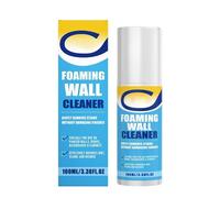 Foaming Wall Cleaner - 100ml Stain Foam Spray, Sanitiser Spray, Ready To Use Cleaner For Bathrooms, Walls, Tiles & Hard Surfaces, Water Based Solution Spotless Finish Grease Cutting Abilit