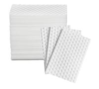 Foamworld Paquete de 40 esponjas mágicas de borrador, esponjas de limpieza desechables extragruesas, almohadillas resistentes para cocina, zapatos, paredes y más, esponja de limpieza blanca
