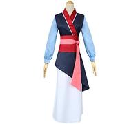 Foanja Disfraz de Mulan Mujer Cosplay Hua Mulan Kung Fu Hanfu Vestido para Adulto Dress up Halloween Carnaval Fiesta Cumpleaños Mascarada Costume Talla 145-170cm