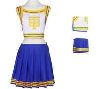 Foanja Taylor Disfraz Mujer Cosplay Star Taylor Swift Animadora Traje Top y Falda Set para Fancy Dress Up Halloween Carnaval Fiesta Mascarada Costume