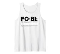 FOBI Definition | Fear of Being Included | Cynicism Camiseta sin Mangas
