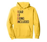 FOBI Fear of Being Included | Introvert | Cynicism Sudadera con Capucha