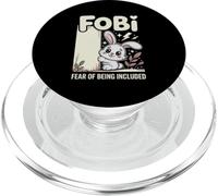 FOBI Miedo a ser Incluido Conejito Adorable Propietario PopSockets PopGrip para MagSafe