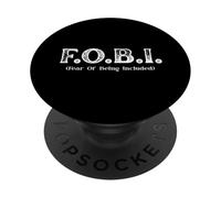 FOBI Miedo a ser incluido, introvertido divertido PopSockets PopGrip Adhesivo