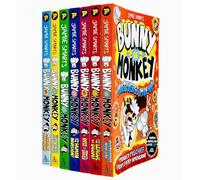 Foblit ltd Colección de 7 libros de Bunny vs Monkey creada por Jamie Smart (Bunny vs Monkey, Supersonic Aye-aye, The Human Invasion, Rise of the Maniacal Badger, the League of Doom!, Multiverse