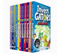 Foblit ltd Colección de libros InvestiGators Serie 8 de John Patrick Green (InvestiGators, Take the Plunge, Off the Hook, Ants in Our PANTS, Braver and Boulder, Heist and Seek, All Tide Up y más)