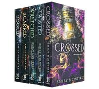 Foblit ltd Colección Never After Series Books 1 -5 de Emily McIntire (Enganchado, Scarred, Wretched, Twisted & Crossed)