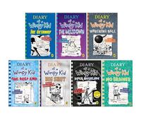 Foblit ltd Diario de un niño debilucho Serie 12-18 Colección 7 libros ambientados por Jeff Kinney (The Getaway, The Meltdown, Wrecking Ball, The Deep End, Big Shot, Diper Overlode y No Brainer)