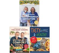 Foblit ltd The Hairy Bikers Mediterranean Adventure [Tapa dura, The Hairy Bikers Ultimate Comfort Food [Tapa dura y juego de colección de 3 libros sabrosos y saludables F*Ck That's Delicious]