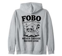 FOBO Miedo a Las Mejores Opciones Nunca elijas, Nunca pierda Sudadera con Capucha