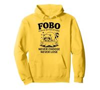 FOBO Miedo a Las Mejores Opciones Nunca elijas, Nunca pierda Sudadera con Capucha