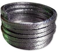 FOBOXCHD Empaquetadura De Grafito Empaquetadura Trenzada de Grafito expandido Clase A para válvulas de Bomba o Sellos mecánicos o prensaestopas de bomba-10mmx10mmx1000mm