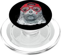 Foca Divertida con Gafas Rojas y Estilo Marino PopSockets PopGrip para MagSafe