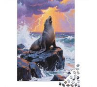 Foca: Puzzle De 1000 Piezas para Explorar En Madera | Despierta Tu Curiosidad Y Creatividad