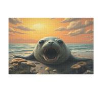 Foca Puzzles 1000 Piezas Construir Maquetas Detalladas Paisaje de Edificio Rompecabezas para Adultos Desafío Intelectual Juguete Educativo 3D Moderno 1000 PCS