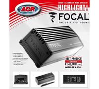 Focal Amplificador 4.320 IMPULSE 4 canales Clase D Indash 320W RMS