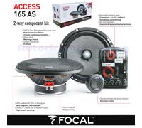 Focal Access 165 AS Altavoces Coaxiales 2 Vías 165mm 60W RMS Negro 4 Ω 1 Uds