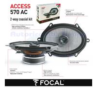 Focal Access 570 AC Altavoces Coaxiales 13,5x18 120W 60W RMS 2 Vías Negro 4Ω