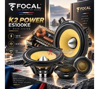 FOCAL ES100KE 10 cm (4") Componentes bidireccionales Juego de altavoces K2...
