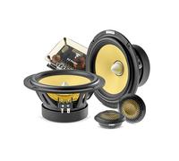 Focal ES165K2E - Sistema de Altavoces para automóvil de 16,5 cm, 2 vías, Cono de Fibra de aramida Amarilla