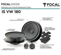 FOCAL IS-VW-180 18 cm Juego de altavoces compuestos bidireccionales compatibl...