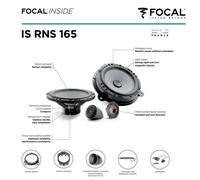 Focal ISRNS165 16,5 CM Altavoz Renault Megane IV Sedán Desde 2016 Delant., Tras.