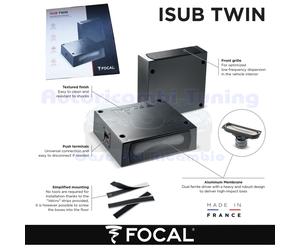 FOCAL ISUB TWIN Pareja De Subwoofers Compactos Pasivos 2 × 200 W